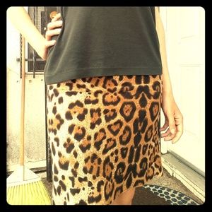 Leopard Print Skirt or Halter Top
